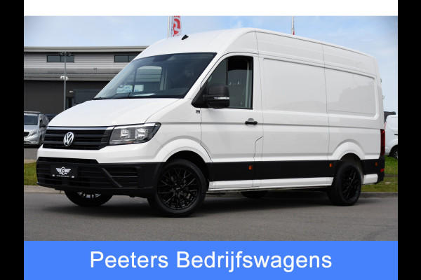 Volkswagen Crafter 35 2.0 TDI L3H3 PB Edition Camera, Cruise, Carplay, Carplay, Sensoren, geveerde stoel, Trekhaak, 140pk, Automaat, Multimedia, Uniek!