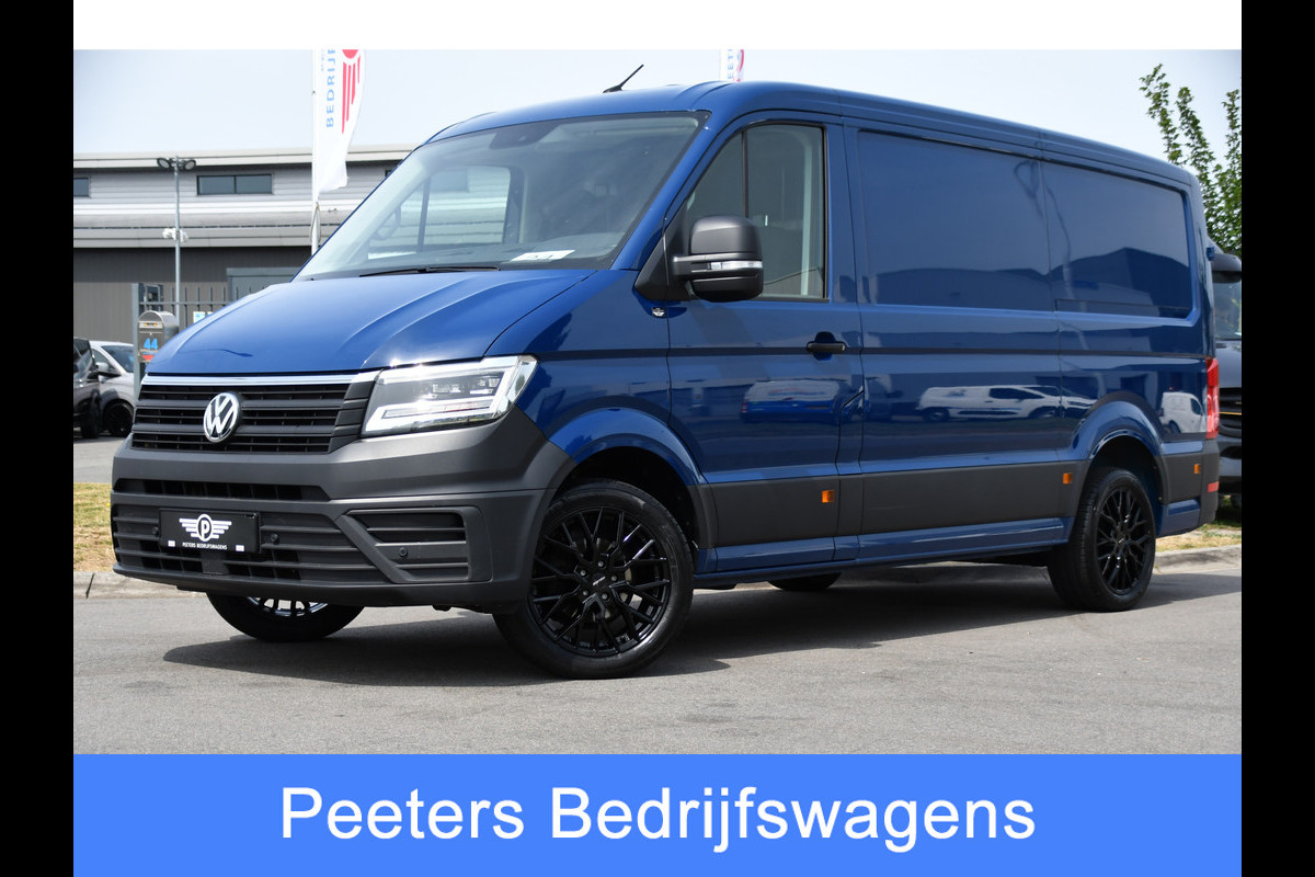 Volkswagen Crafter 35 2.0 TDI L3H2 PB Edition Cruise, Carplay, LED, Multimedia, Sensoren, Voorruit verwarming, 140pk, Automaat, Uniek!
