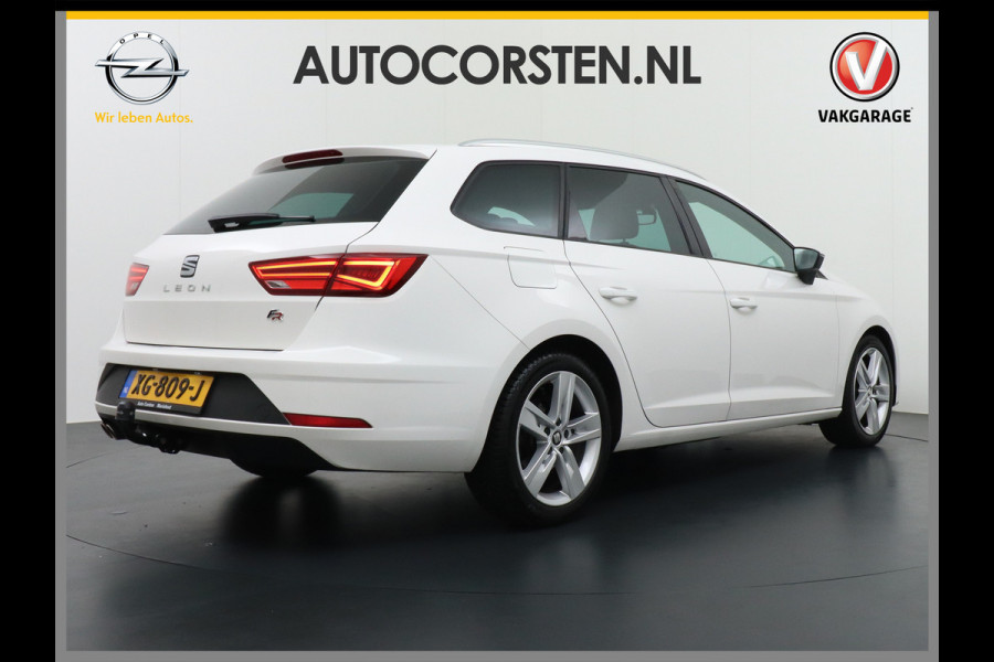 Seat Leon ST 1.5T 131pk FR Trekhaak Stoelverwarming Navi via Apple Carplay/Android Auto Navi Lmv 17" Dual-ECC Privacy Glass DAB Cruise Con Winterpack Sportstoelen Licht+Regensensor Isofix 1.400KG Trekgewicht Origineel Nederlandse Auto