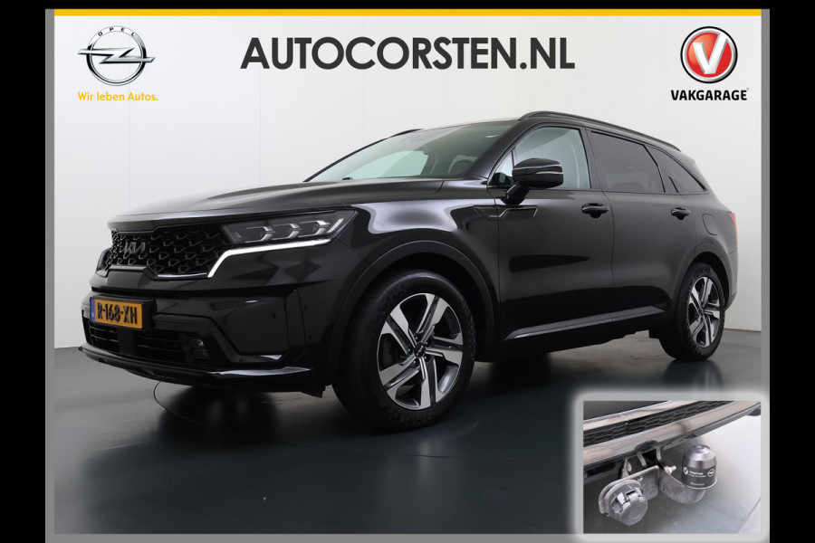 Kia Sorento 1.6T-GDI 230PK Hybrid Aut. 7-Persoons Adap.Cruise Leder Panoramadak Bose®-Audio Stuur+Stoel+Achterbank Verwarming Elek.Stoelen A Elek.Achterklep Keyless Ecc Navi Camera Pdc Privacy Glas Lmv 19" Led DAB Isofix 1e Eigenaar 1.650KG Trekgewicht Origineel Nederlandse Auto