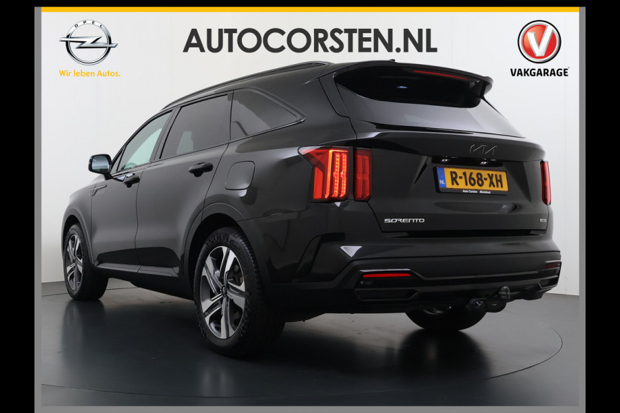 Kia Sorento 1.6T-GDI 230PK Hybrid Aut. 7-Persoons Adap.Cruise Leder Panoramadak Bose®-Audio Stuur+Stoel+Achterbank Verwarming Elek.Stoelen A Elek.Achterklep Keyless Ecc Navi Camera Pdc Privacy Glas Lmv 19" Led DAB Isofix 1e Eigenaar 1.650KG Trekgewicht Origineel Nederlandse Auto