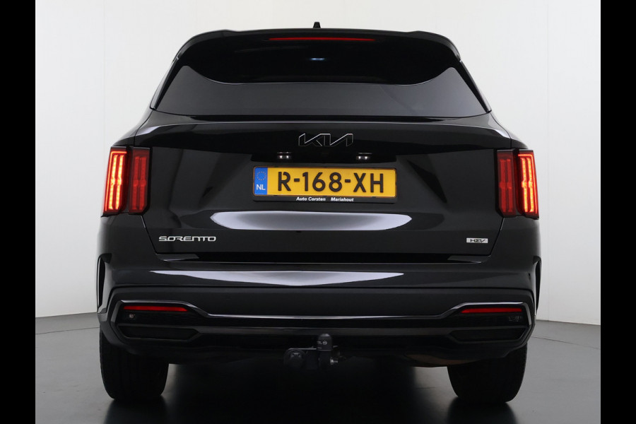 Kia Sorento 1.6T-GDI 230PK Hybrid Aut. 7-Persoons Adap.Cruise Leder Panoramadak Bose®-Audio Stuur+Stoel+Achterbank Verwarming Elek.Stoelen A Elek.Achterklep Keyless Ecc Navi Camera Pdc Privacy Glas Lmv 19" Led DAB Isofix 1e Eigenaar 1.650KG Trekgewicht Origineel Nederlandse Auto