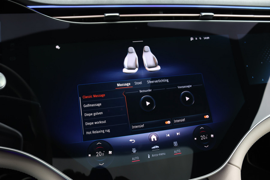 Mercedes-Benz EQS 350 Exclusive Line 118 kWh | Manufaktur | Hyperscreen | Luchtvering | Achterasbesturing | Comfortpakket Plus Achter | Burmester | Soft-Close | Massage | HUD | MBUX Tablet |