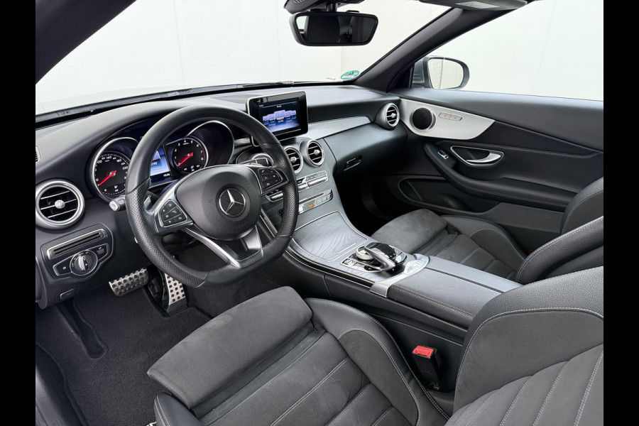 Mercedes-Benz C-Klasse Cabrio 200 184PK Automaat AMG Premium Plus Air Scarf Stoelverwarming Navi Ecc Cruise Control Pdc Lmv Led Isofix Bluetooth Elek.Stoelen