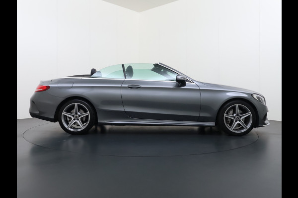 Mercedes-Benz C-Klasse Cabrio 200 184PK Automaat AMG Premium Plus Air Scarf Stoelverwarming Navi Ecc Cruise Control Pdc Lmv Led Isofix Bluetooth Elek.Stoelen