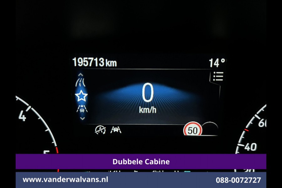 Ford Transit Custom 2.0 TDCI 131pk Automaat L2H1 Dubbele Cabine Euro6 Airco | 6-Zits | Camera | Navigatie | Apple Carplay Android Auto, Xenon, Cruisecontrol, Stoelverwarming, Verwarmde voorruit, Parkeersensoren, Achterklep