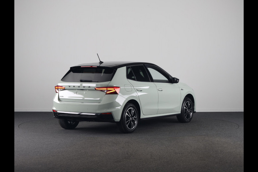 Škoda Fabia 1.0 TSI Monte Carlo | Timiano Green Black Magic | Travel Assist Pakket | Verwarmbare Voorstoelen | Hill Start Assist