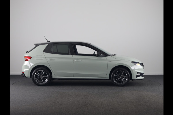Škoda Fabia 1.0 TSI Monte Carlo | Timiano Green Black Magic | Travel Assist Pakket | Verwarmbare Voorstoelen | Hill Start Assist
