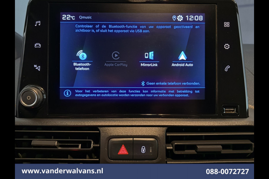 Peugeot Partner 1.5 BlueHDI L1H1 Euro6 Airco | Apple Carplay | Cruisecontrol | Trekhaak Android Auto, Parkeersensoren