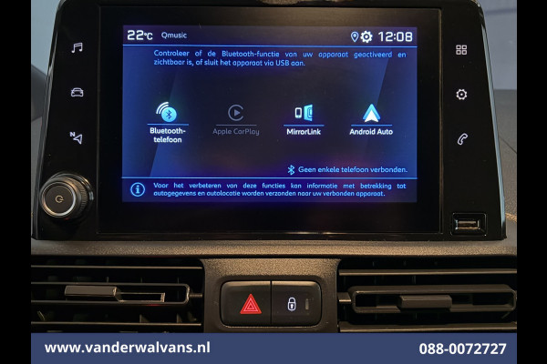 Peugeot Partner 1.5 BlueHDI L1H1 Euro6 Airco | Apple Carplay | Cruisecontrol | Trekhaak Android Auto, Parkeersensoren