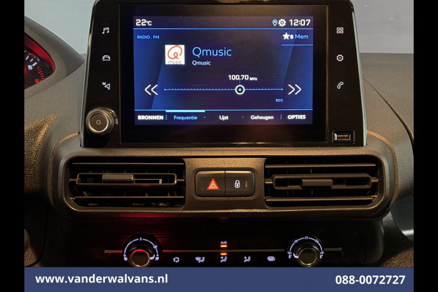 Peugeot Partner 1.5 BlueHDI L1H1 Euro6 Airco | Apple Carplay | Cruisecontrol | Trekhaak Android Auto, Parkeersensoren