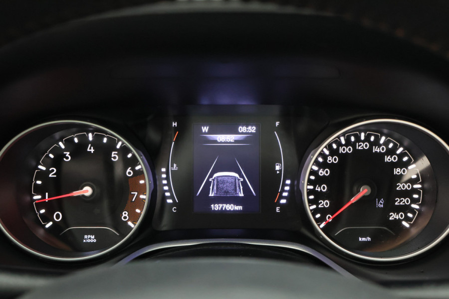 Jeep Compass 1.4 MultiAir Longitude Leder/Stof, Apple Carplay, Camera, Cruise, Climate, DAB, PDC, 17''