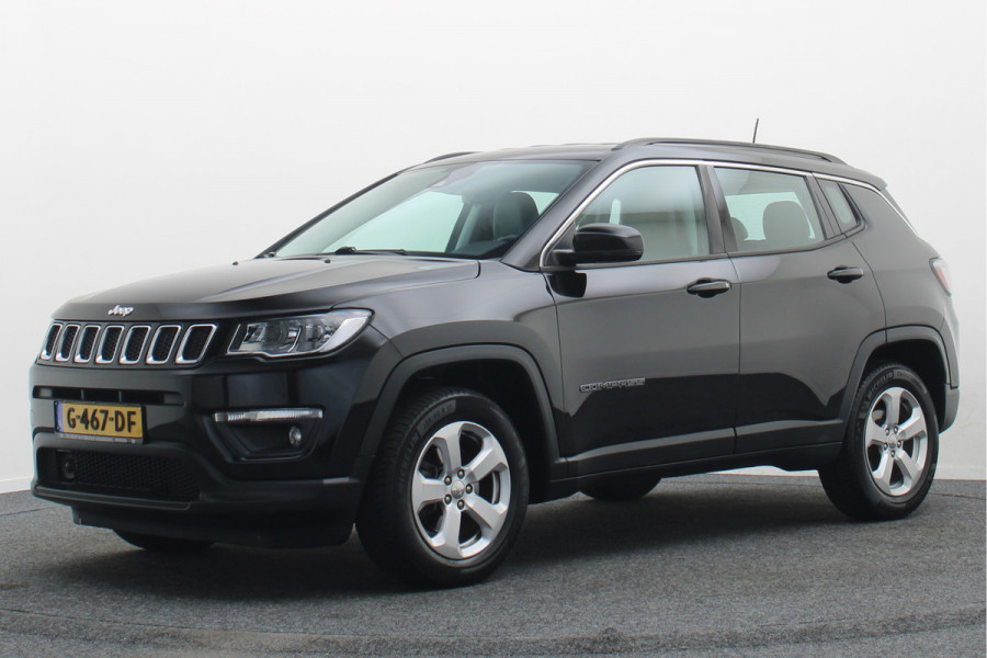 Jeep Compass 1.4 MultiAir Longitude Leder/Stof, Apple Carplay, Camera, Cruise, Climate, DAB, PDC, 17''
