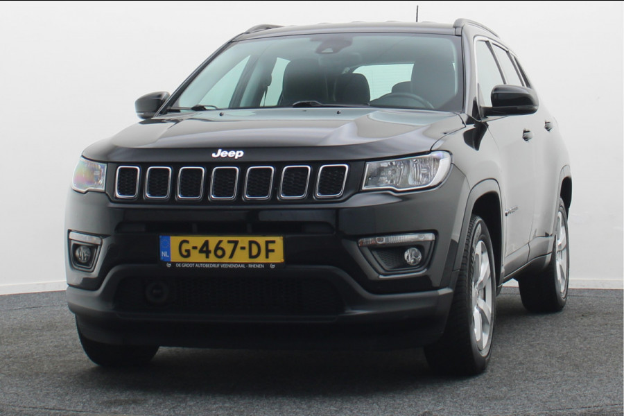 Jeep Compass 1.4 MultiAir Longitude Leder/Stof, Apple Carplay, Camera, Cruise, Climate, DAB, PDC, 17''