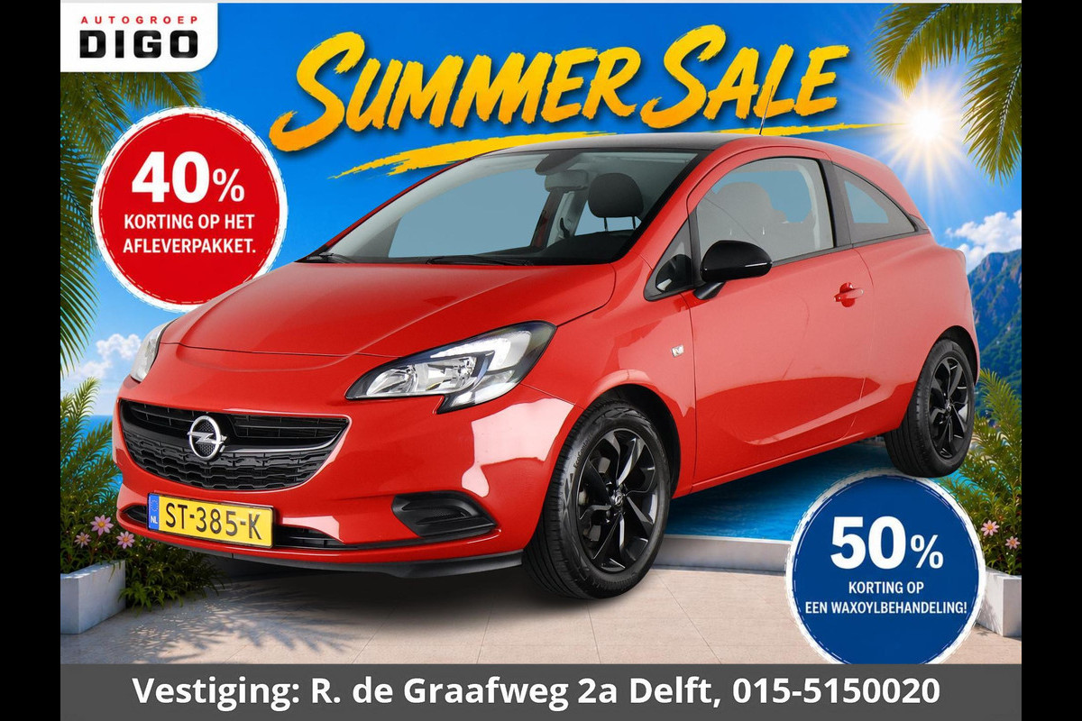 Opel Corsa 1.4 Black Edition | Apple Carplay & AndroidAUTO | Trekhaak | Parkeersensoren | Privacy Glass |