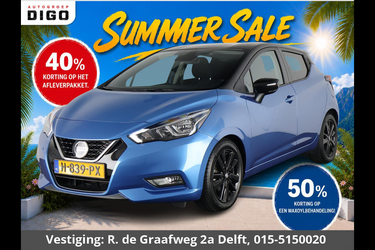 Nissan Micra 1.0 IG-T N-Connecta Two-Tone Automaat | Navigatie | Camera | Airco | Cruise Control |