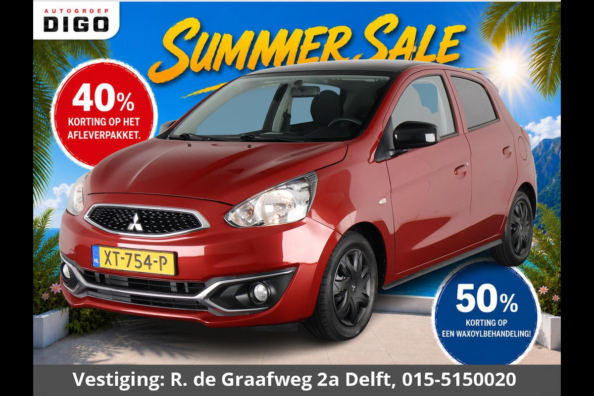 Mitsubishi Space Star 1.0 Cool+Sport | Airco | Privacy Glass | Dakspoiler |