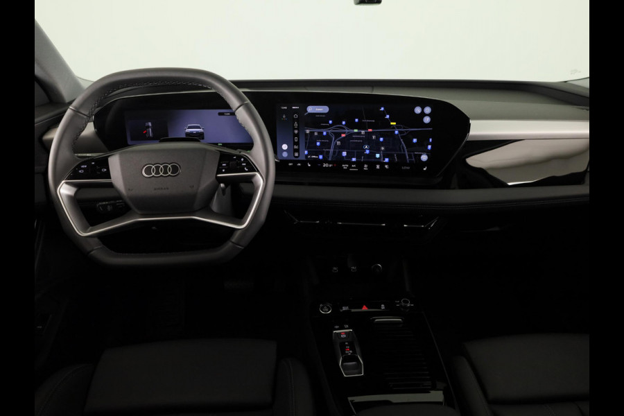 Audi Q6 e-tron Advanced edition 83Kwh 252 pk | Tech pro | Glazen panoramadak | Warmtewerend glas donker tint | Sportstoel zwart leder-kunstl |