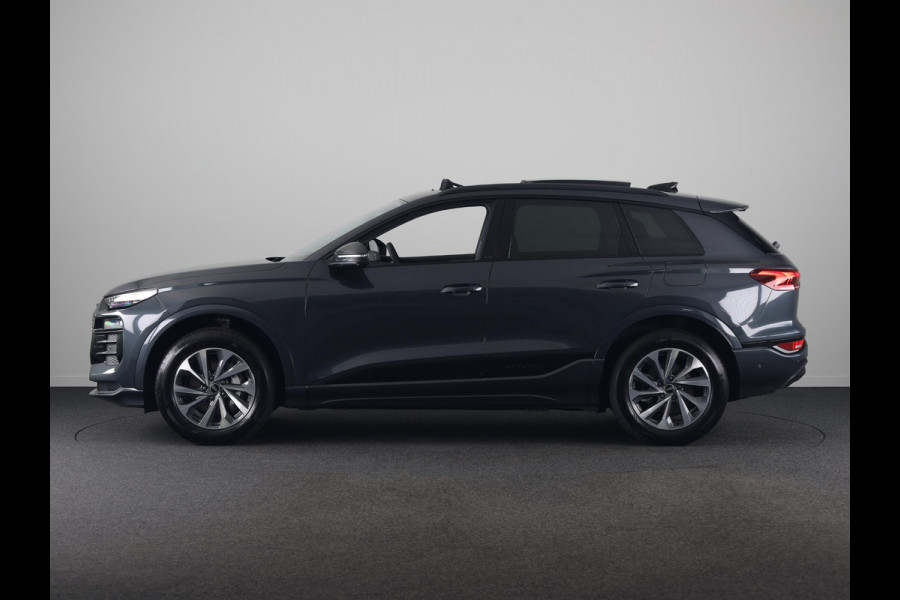 Audi Q6 e-tron Advanced edition 83Kwh 252 pk | Tech pro | Glazen panoramadak | Warmtewerend glas donker tint | Sportstoel zwart leder-kunstl |