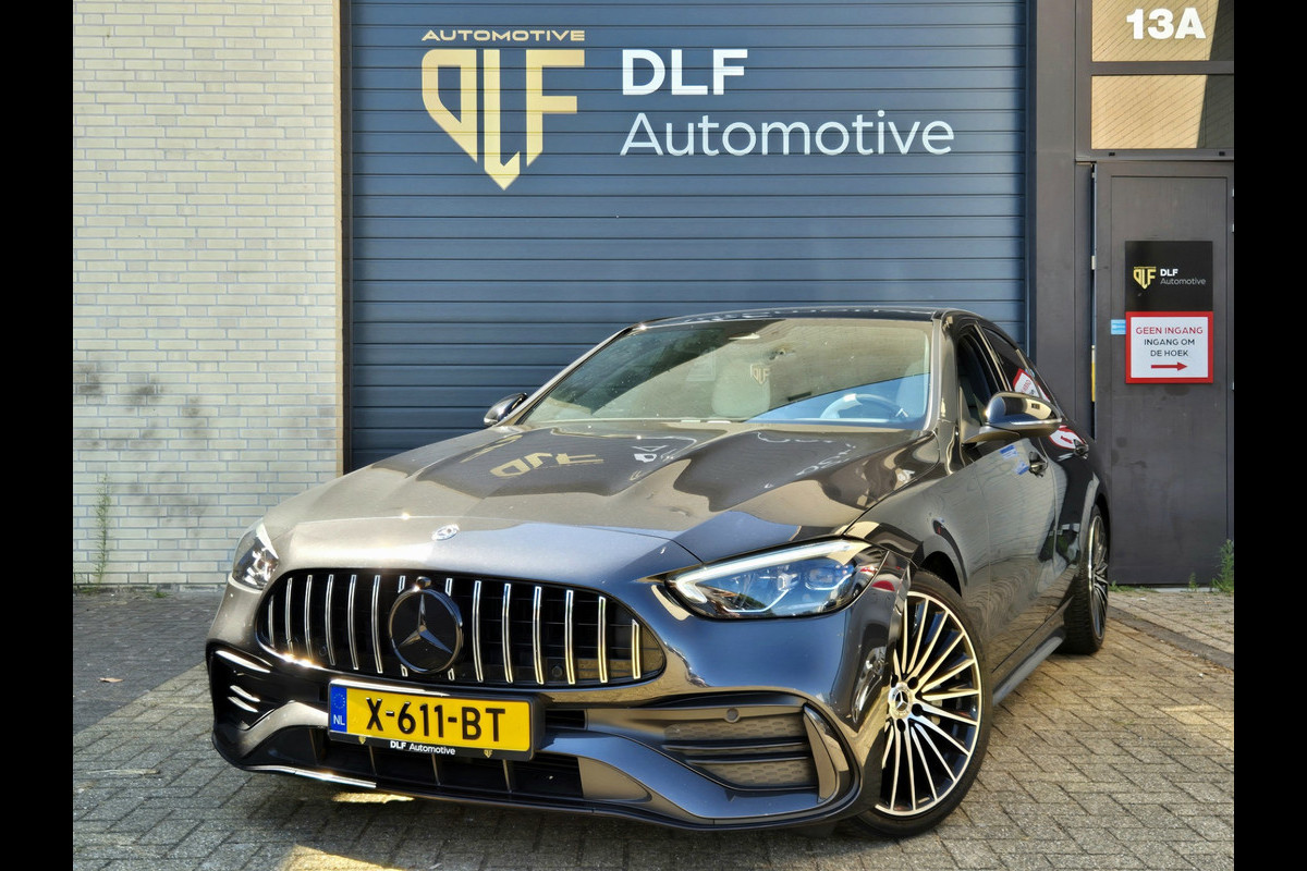 Mercedes-Benz C-Klasse 180 AMG Line | Burmester | Wit leder | Pano