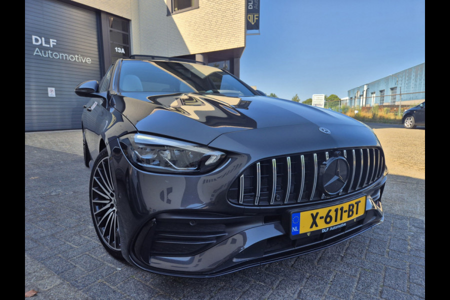 Mercedes-Benz C-Klasse 180 AMG Line | Burmester | Wit leder | Pano