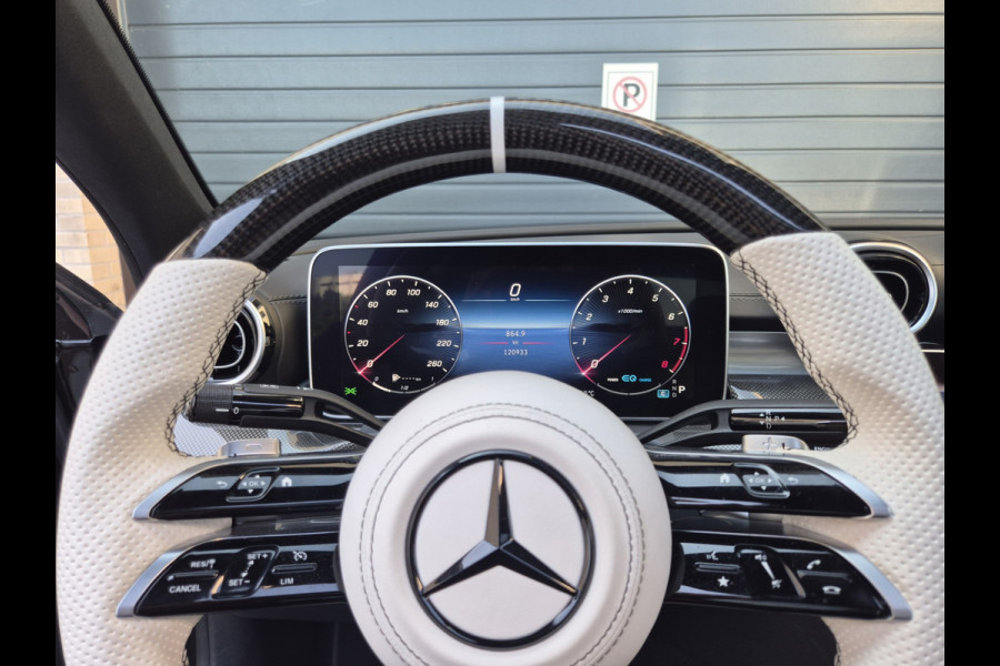 Mercedes-Benz C-Klasse 180 AMG Line | Burmester | Wit leder | Pano