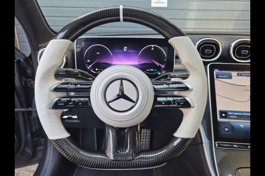 Mercedes-Benz C-Klasse 180 AMG Line | Burmester | Wit leder | Pano