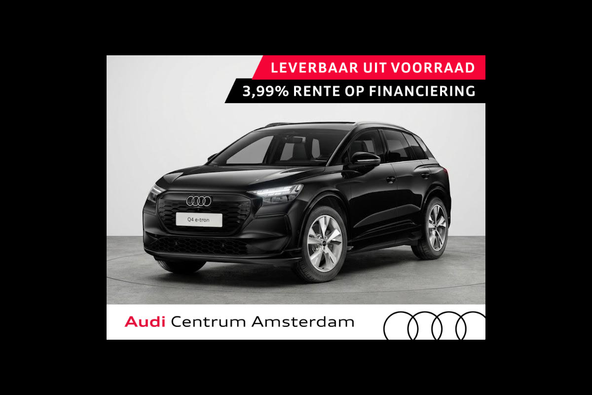 Audi Q4 e-tron Advanced edition 63 kWh 204 pk | Glazen panoramadak | Trekhaak | Techniekpakket plus | Lichtpakket plus |