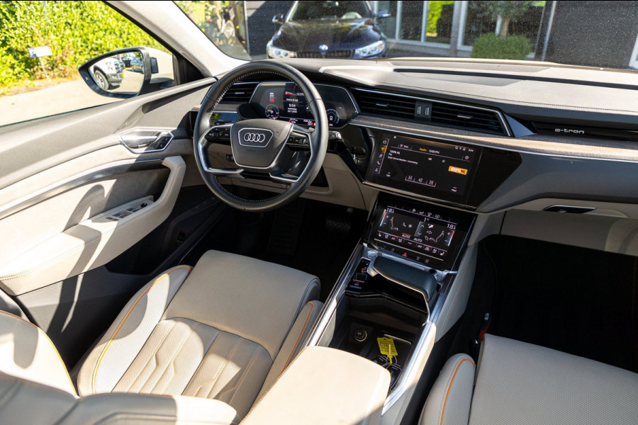 Audi e-tron E-tron 55 quattro advanced Pro Line Plus 95 kWh Soh 95% I Siambiege I Luchtvering I Stoelkoeling & verwarming I B&O