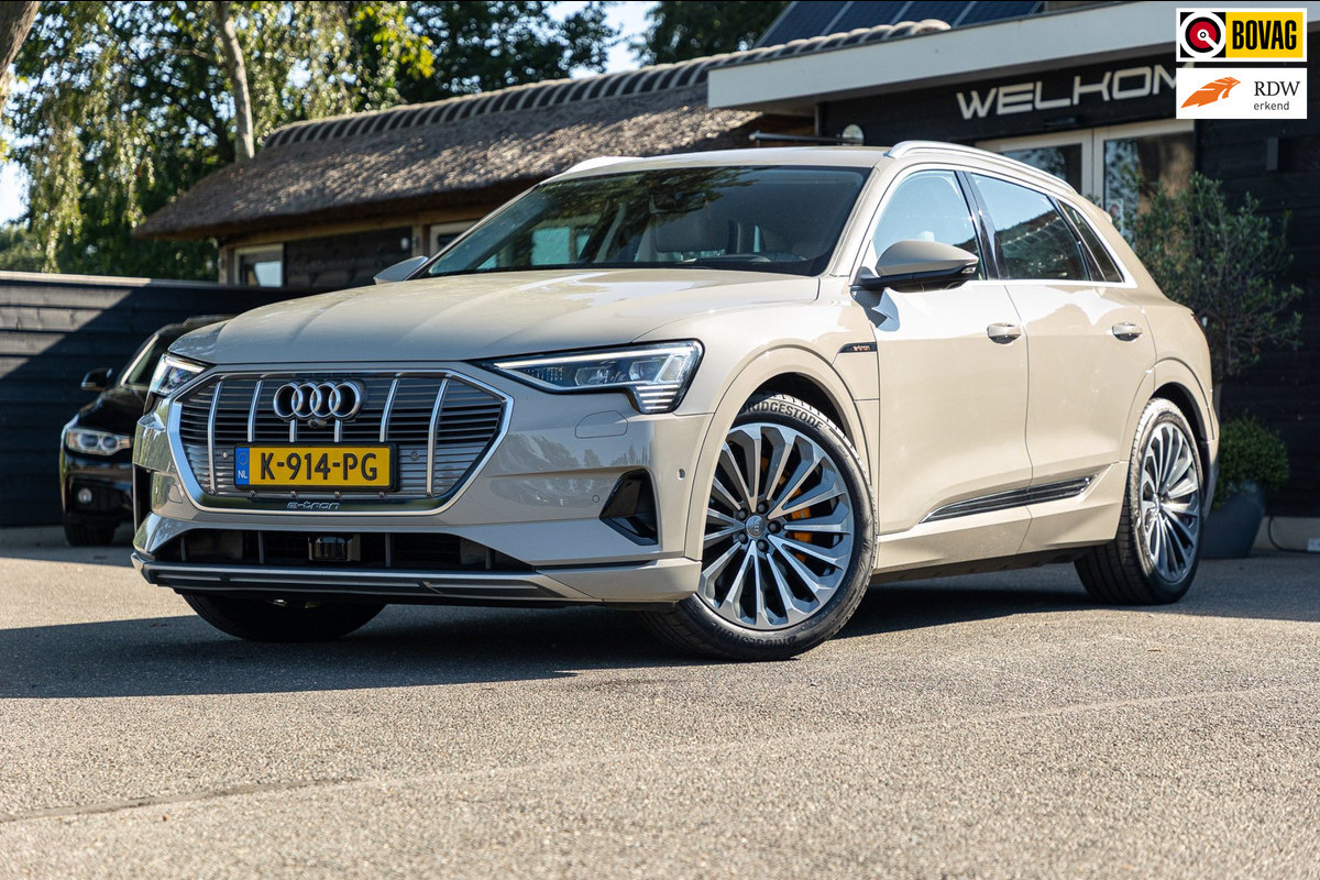 Audi e-tron E-tron 55 quattro advanced Pro Line Plus 95 kWh Soh 95% I Siambiege I Luchtvering I Stoelkoeling & verwarming I B&O