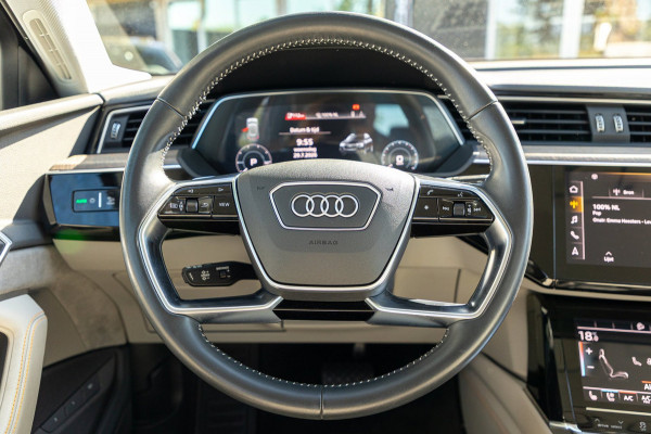 Audi e-tron E-tron 55 quattro advanced Pro Line Plus 95 kWh Soh 95% I Siambiege I Luchtvering I Stoelkoeling & verwarming I B&O