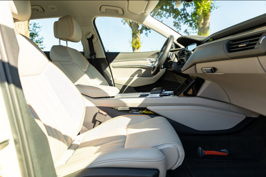 Audi e-tron E-tron 55 quattro advanced Pro Line Plus 95 kWh Soh 95% I Siambiege I Luchtvering I Stoelkoeling & verwarming I B&O