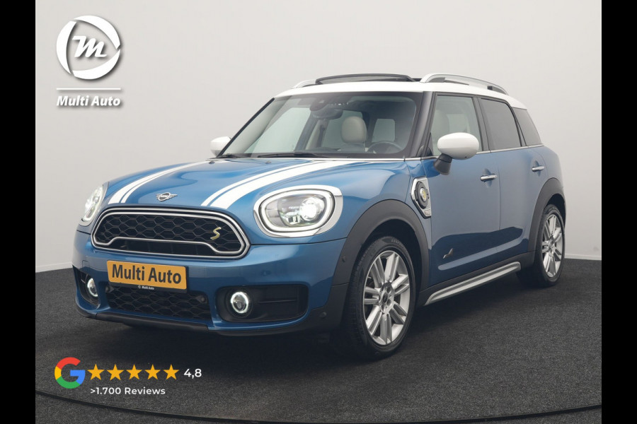 MINI Countryman 1.5 Cooper S E ALL4 Chili PHEV 220pk Dealer O.H. | Panodak | Head Up | Adaptive Cruise | Camera | Lederen Sportstoelen Verwarmd | Keyless | Sfeerverlichting | Apple Carplay | Plug In Hybrid |