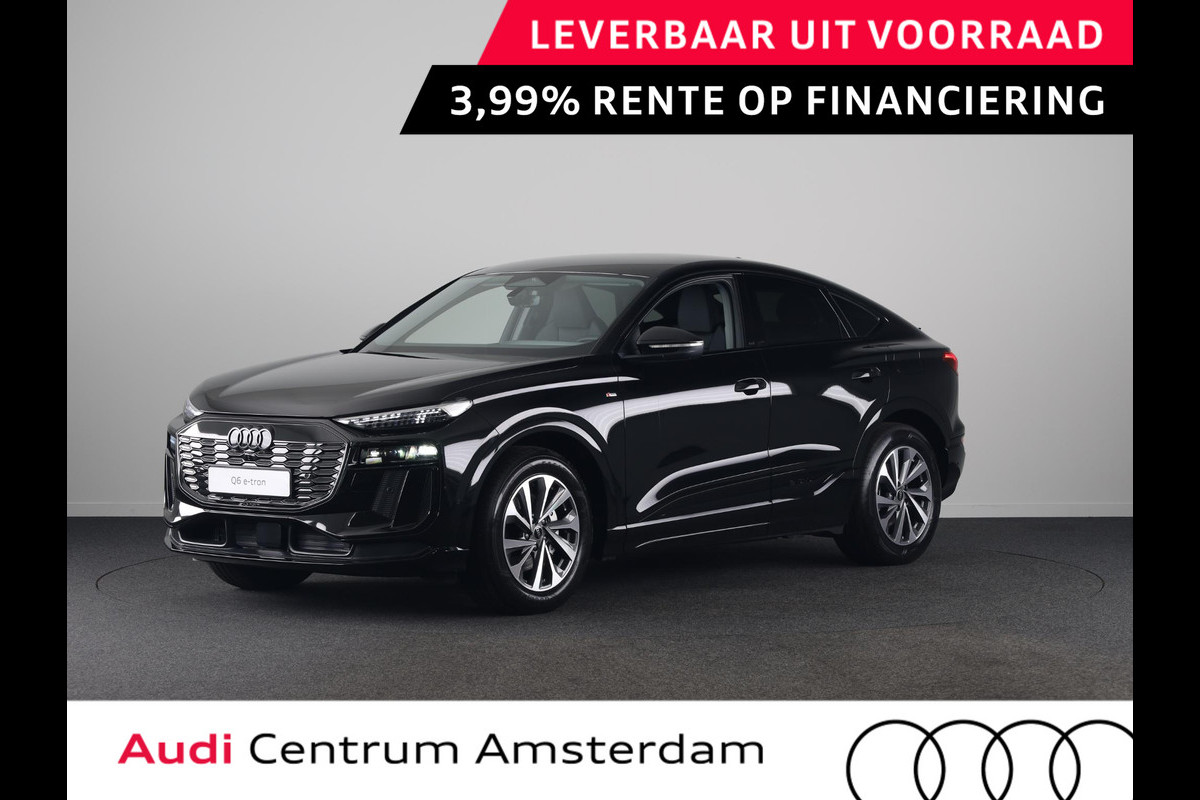 Audi Q6 Sportback e-tron Advanced edition 83Kwh 252 pk Sportback | Techniek pakket plus | Sportstoel voor leder | Optiek pakket zwart | Privacy glas |