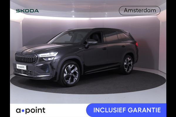Škoda Kodiaq 1.5 TSI PHEV Sportline Business 204 pk Automaat | Verlengde garantie | Parkeersensoren | Achteruitrijcamera | Autom. airco (3 zones) | Stoelverwarming |