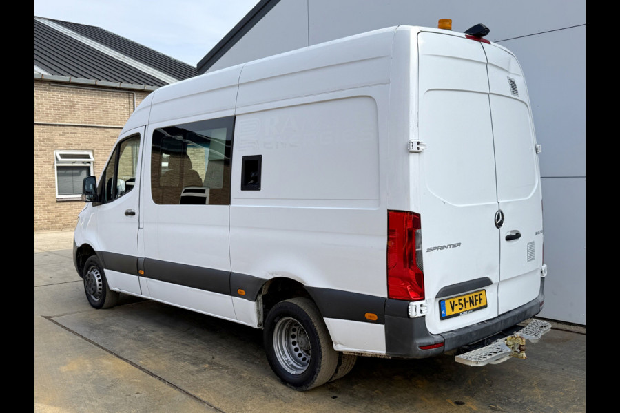 Mercedes-Benz Sprinter 514 2.2 CDI L2H2 Dubbele Cabine DoKa Mixto Dubbellucht Brandstoftank Climate Control Cruise Control Carplay Trekhaak Camera