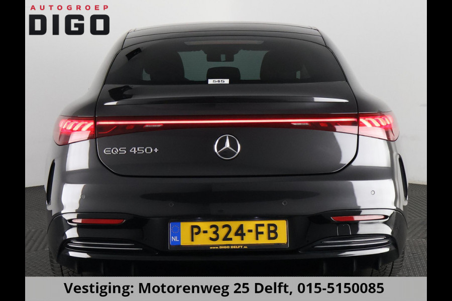 Mercedes-Benz EQS 450+ AMG LINE 108 kWh SOH 99% GARANTIE 2032* 1e EIG. NL AUTO. PANORAMA DAK . 360 GRADEN CAMERA .