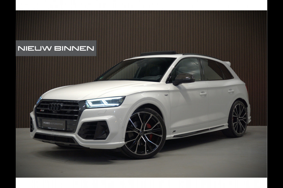 Audi Q5 3.0 TFSI SQ5 quattro Pro Line Plus | ABT | Carbon | Bang & Olufsen | Panoramdak | Stoelverwarming | Head-Up Display | 360 Camera | Dodehoekdetectie | Keyless | RS Stoelen | Massage | Memory Seat | Elektrische Stoelen | Adaptiv