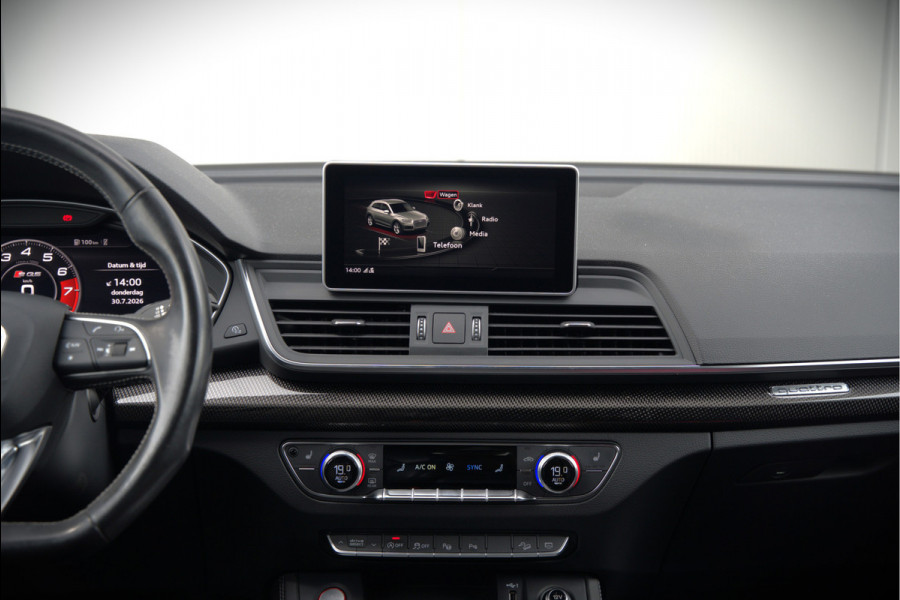 Audi Q5 3.0 TFSI SQ5 quattro Pro Line Plus | ABT | Carbon | Bang & Olufsen | Panoramdak | Stoelverwarming | Head-Up Display | 360 Camera | Dodehoekdetectie | Keyless | RS Stoelen | Massage | Memory Seat | Elektrische Stoelen | Adaptiv