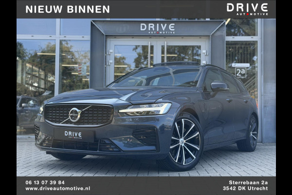 Volvo V60 2.0 T6 Plug-in hybrid 350Pk AWD Plus Dark Long Range|Pano|H/K|360Cam|Pilot|Trekhaak