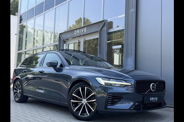 Volvo V60 2.0 T6 Plug-in hybrid 350Pk AWD Plus Dark Long Range|Pano|H/K|360Cam|Pilot|Trekhaak