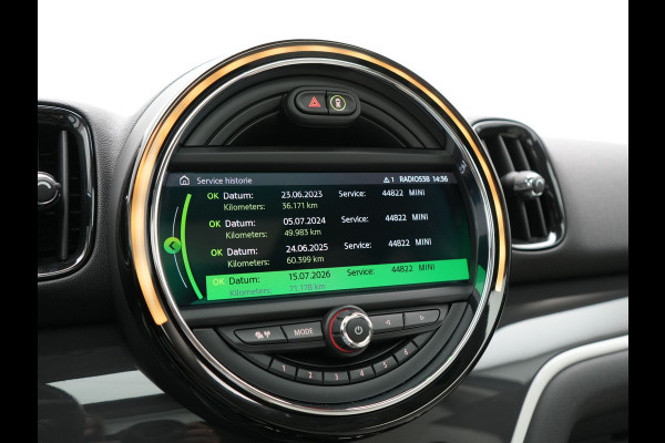 MINI Countryman 1.5 Cooper S E ALL4 Chili PHEV 220pk Dealer O.H. | Panodak | Head Up | Adaptive Cruise | Camera | Lederen Sportstoelen Verwarmd | Keyless | Sfeerverlichting | Apple Carplay | Plug In Hybrid |