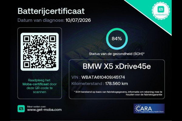BMW X5 xDrive45e Executive CARPLAY / CAMERA / DEALER ONDERHOUDEN / ZWART LEER / TREKHAAK