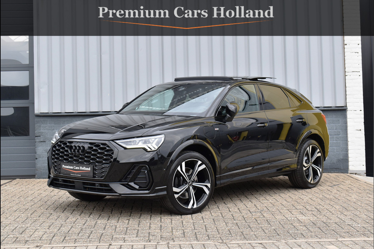 Audi Q3 Sportback 45 TFSI e S-Line 245 Pk Pano Vol Leder Matrix ACC Keyless 360 Camera Sfeer 20 Inch