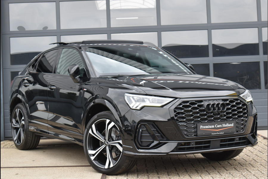 Audi Q3 Sportback 45 TFSI e S-Line 245 Pk Pano Vol Leder Matrix ACC Keyless 360 Camera Sfeer 20 Inch