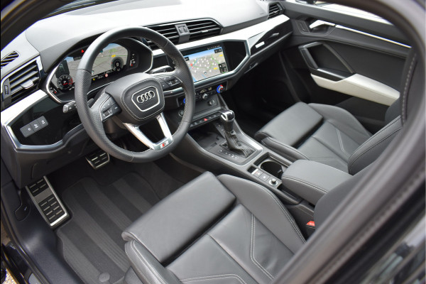 Audi Q3 Sportback 45 TFSI e S-Line 245 Pk Pano Vol Leder Matrix ACC Keyless 360 Camera Sfeer 20 Inch