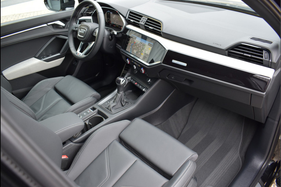 Audi Q3 Sportback 45 TFSI e S-Line 245 Pk Pano Vol Leder Matrix ACC Keyless 360 Camera Sfeer 20 Inch