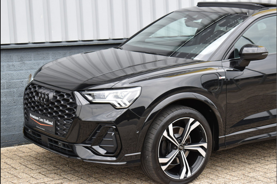 Audi Q3 Sportback 45 TFSI e S-Line 245 Pk Pano Vol Leder Matrix ACC Keyless 360 Camera Sfeer 20 Inch