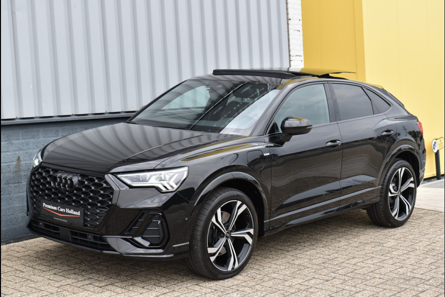 Audi Q3 Sportback 45 TFSI e S-Line 245 Pk Pano Vol Leder Matrix ACC Keyless 360 Camera Sfeer 20 Inch