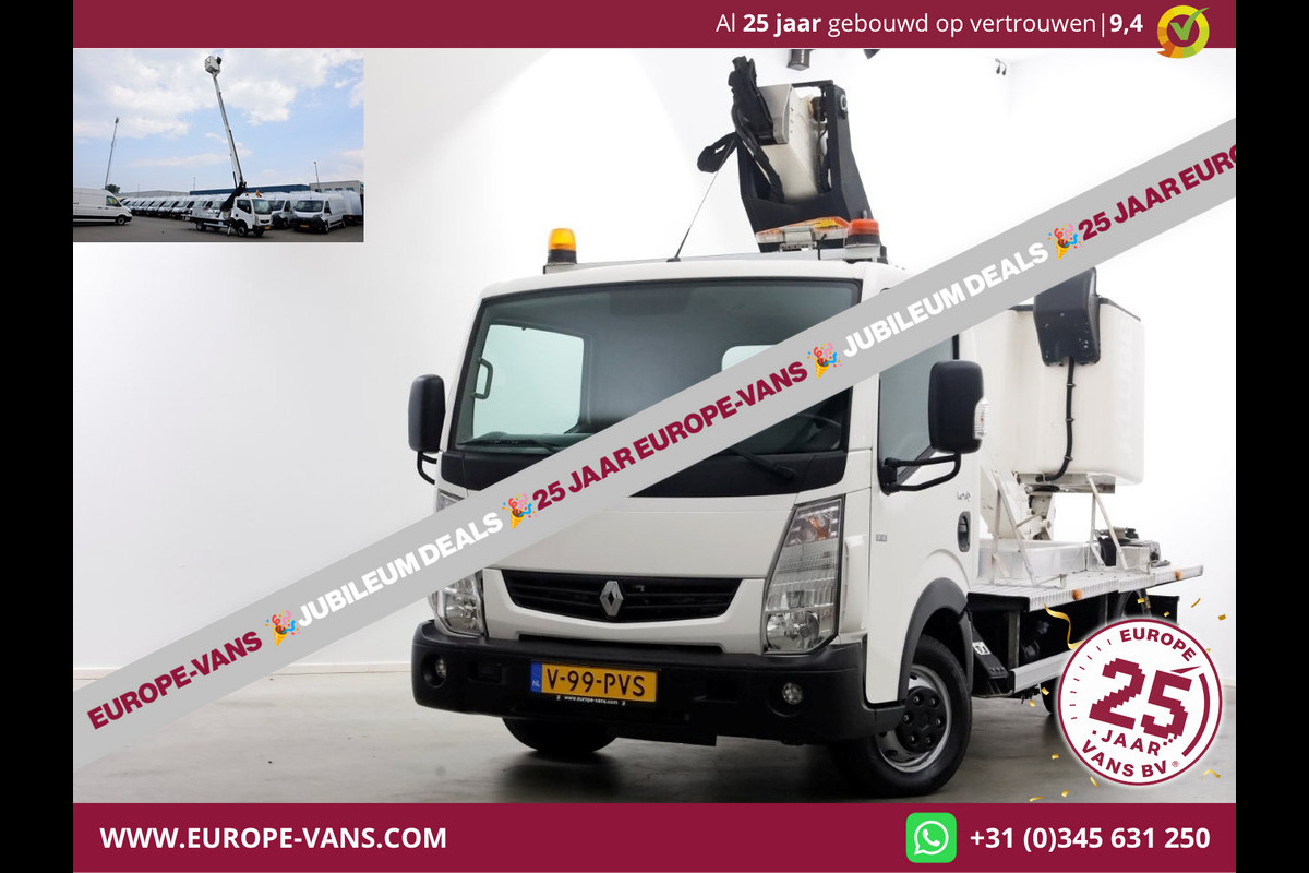 Renault Maxity 3.0 DCI 130pk E6 Hoogwerker Werkhoogte 14.5 meter PTO 08-2019